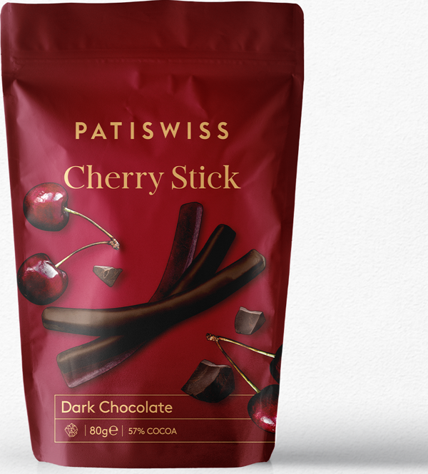 Patiswiss Bitter Çikolatalı Vişne Çubukları - Image 1