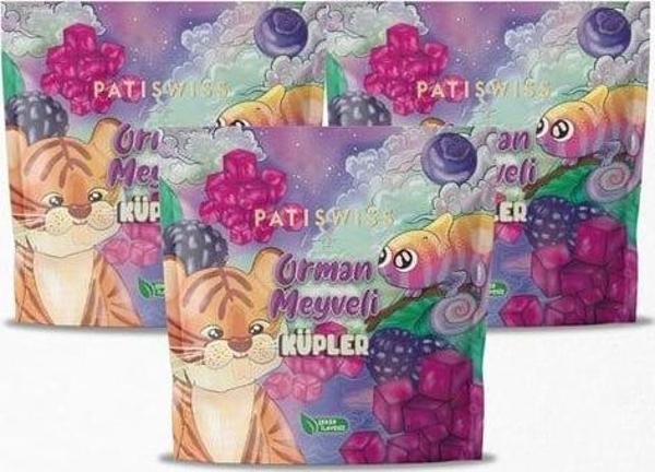 Patiswiss Orman Meyveli Küpler 56 g x 3 Adet - Image 1