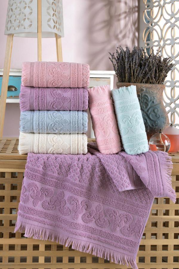 Premium 6'lı 50x90 cm El & Yüz Havlu Seti | %100 Pamuk - Image 1