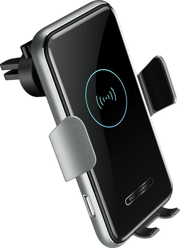 HZL Kablosuz Hızlı Şarj Özellikli Klipsli Araç içi Kalorifer Telefon Tutucu - Image 1