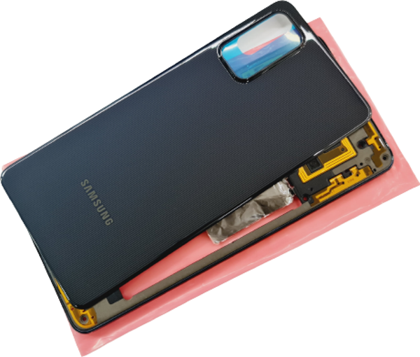 Tkgz Samsung Galaxy M32 KASA Arka Pil Batarya Kapağı SİYAH - Image 1