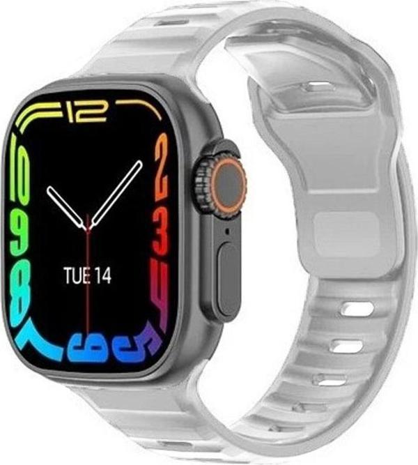 Shaza Watch 8 Ultra Dt No:1 49 Mm Nfc Tansiyon Oksijen Nabız Ölçer Uyku Takibi İos Android Uyumlu Akıllı Saat Siyah-Gri - Image 1