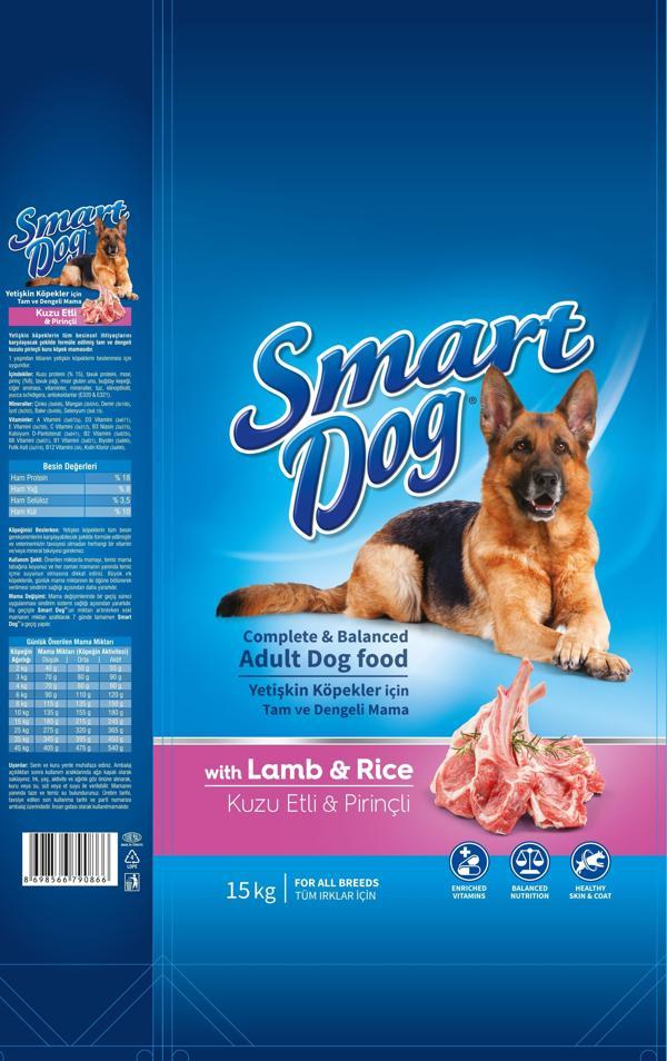 Smart Dog Kuzulu Yetişkin Köpek Maması 15 Kg - Image 1