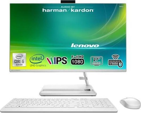 Lenovo Ideacentre Aıo 3 27IAP7 Intel Core I5-12450H 8gb 1tb Fhd IPS Freedos Kablosuz Klavye+Mouse Bilgisayar - Image 1