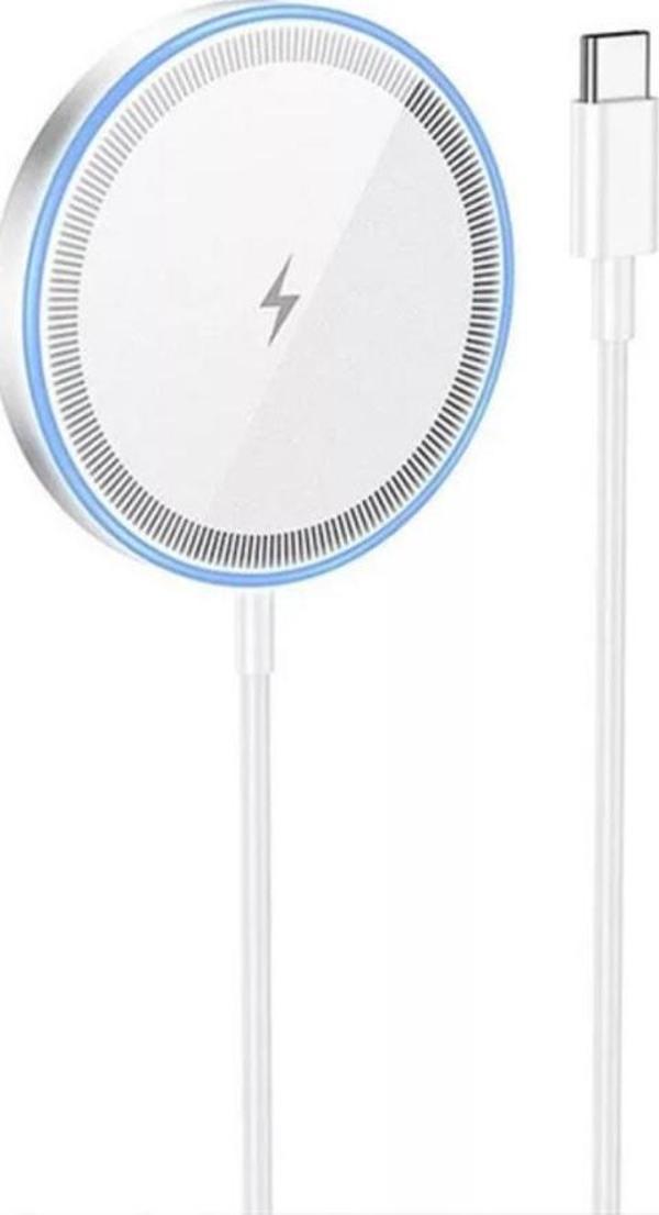 Coofbe Magsafe Masaüstü 15W Kablosuz Şarj Cihazı Kulaklık Şarj İphone 12 13 14 15 Pro Max Uyum Şarj - Image 1