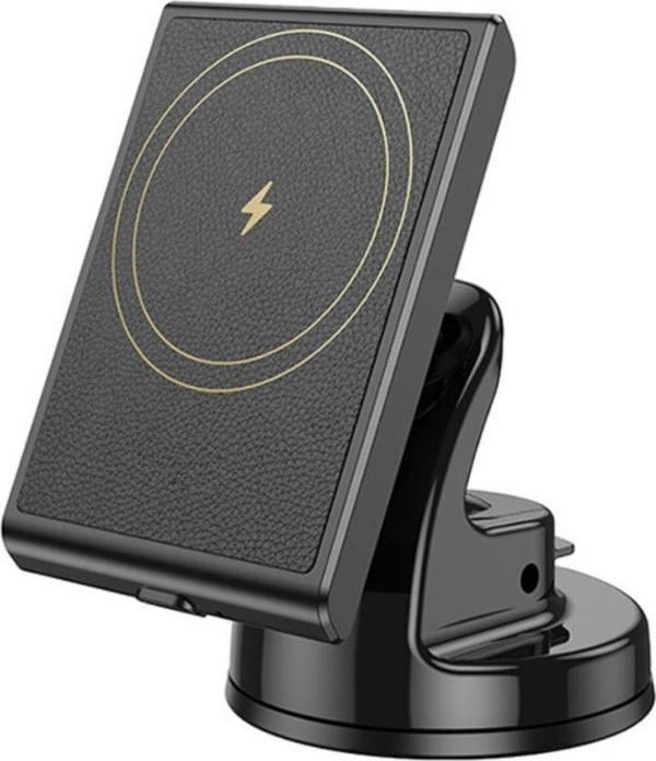Coofbe Torpido Üzeri Magsafe 15W Kablosuz Araç Şarjı Telefon Tutucu İphone 12 13 14 15 Pro Max Uyumlu - Image 1