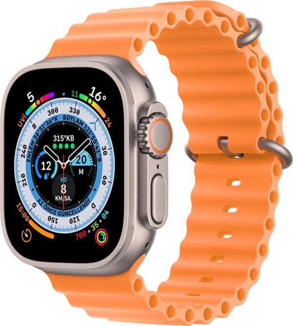 Winex Watch G900 Pro 2024 Android İos Harmonyos Uyumlu Akıllı Saat Turuncu - Image 1