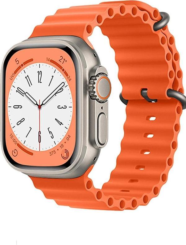 Winex Watch Hk9 Ultra 2 Amoled Ekran Android İos Harmonyos Uyumlu Akıllı Saat Turuncu - Image 1