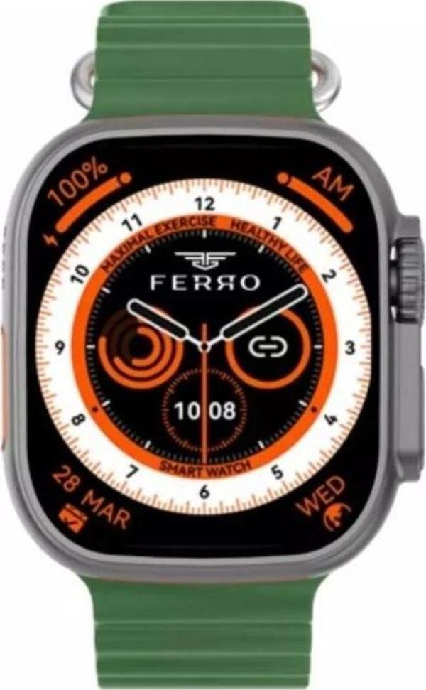 Ferro Fsw1116-Gy Ultra Amoled Ekranlı Akıllı Kol Saati - Image 1