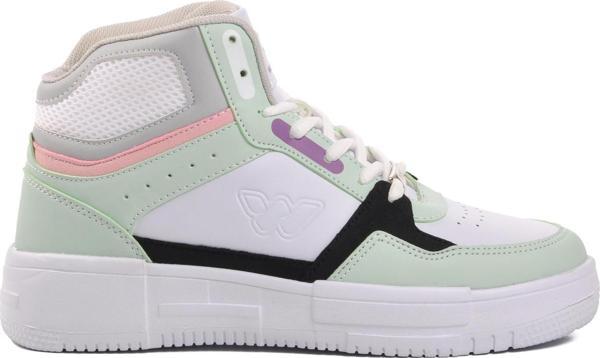 Walkway Berry Hi Beyaz-Su Yeşili Bağcıklı Unisex Hi Sneaker - Image 1
