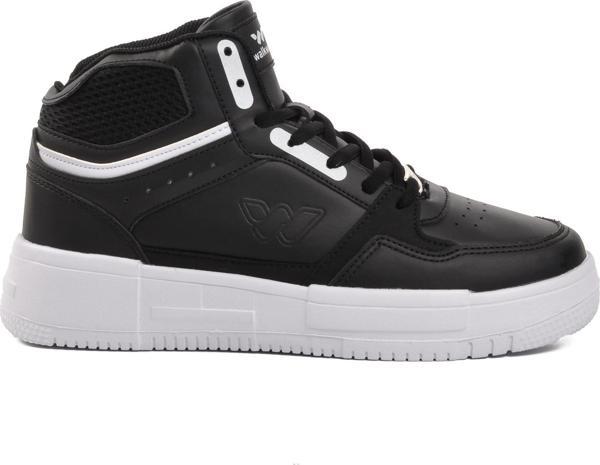 Walkway Berry Hi Siyah-Beyaz Bağcıklı Unisex Hi Sneaker - Image 1