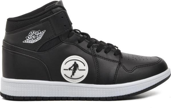 Walkway Sloga Hı Siyah-Siyah-Beyaz Unisex Hi Sneaker - Image 1