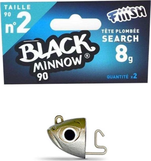 Fiish Fiiish Black Minnow Bm90/2 Bm625 Search 8gr Kaki Jig Head - Image 1