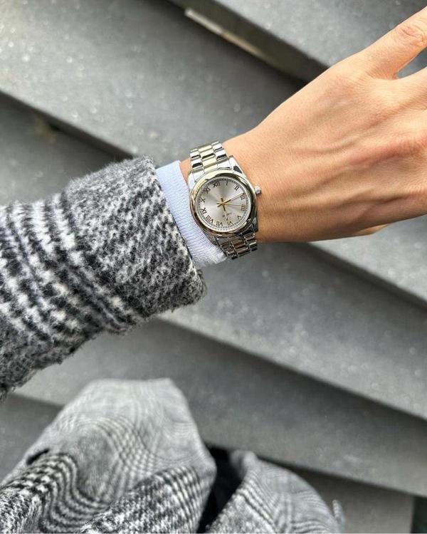Sobce Retro Minimal Roma Rakamlı Kadran Metal Kadın Kol Saati - Image 1