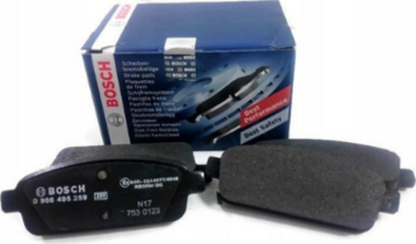Bosch Opel Astra J 1.4 1.6 2009 2015 Arası 0986495259 Arka Fren Balatası - Image 1