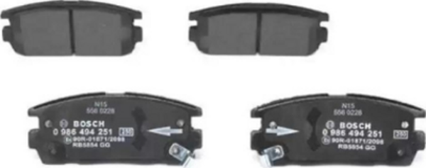 Bosch Opel Captiva  2.2 0986494251 Arka Fren Balatası  - Image 1
