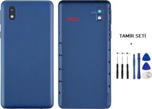 Samsung Galaxy A01 CORE  - SM-A013 FULL Kasa Arka Kapak Takım MAVİ - TAMİR SETİ - Image 1