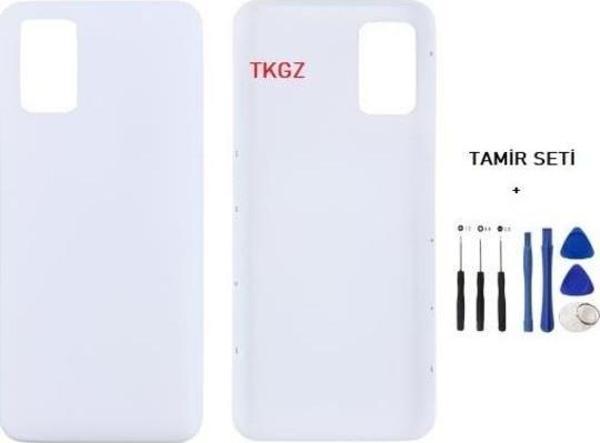Samsung Galaxy A03S - SM-A037 FULL Kasa Arka Kapak Takım BEYAZ - TAMİR SETİ - Image 1