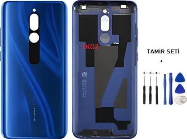 Xiaomi redmi 8 FULL Kasa Arka Kapak Yan Tuş Takımı MAVİ - TAMİR SETİ - Image 1