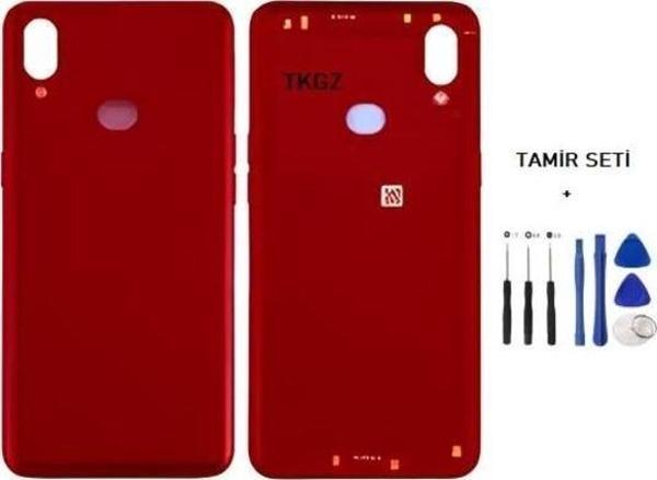 Samsung Galaxy A10S  - SM-A107F FULL Kasa Arka Kapak Takım KIRMIZI - TAMİR SETİ - Image 1