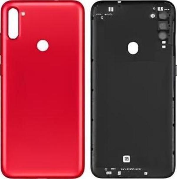Samsung Galaxy A11  - SM-A115F FULL Kasa Arka Kapak Takım KIRMIZI - Image 1