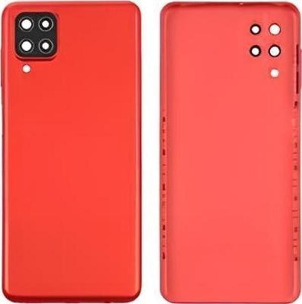 Samsung Galaxy A12  - SM-A125F FULL Kasa Arka Kapak Takım KIRMIZI - Image 1