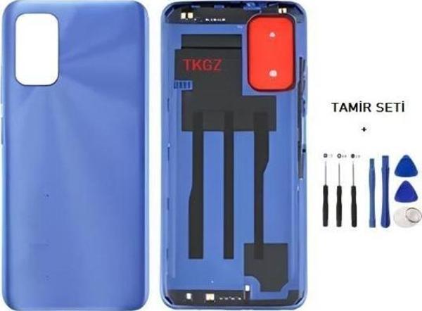 Xiaomi redmi 9T FULL Kasa Arka Kapak Yan Tuş Takımı MAVİ - TAMİR SETİ - Image 1