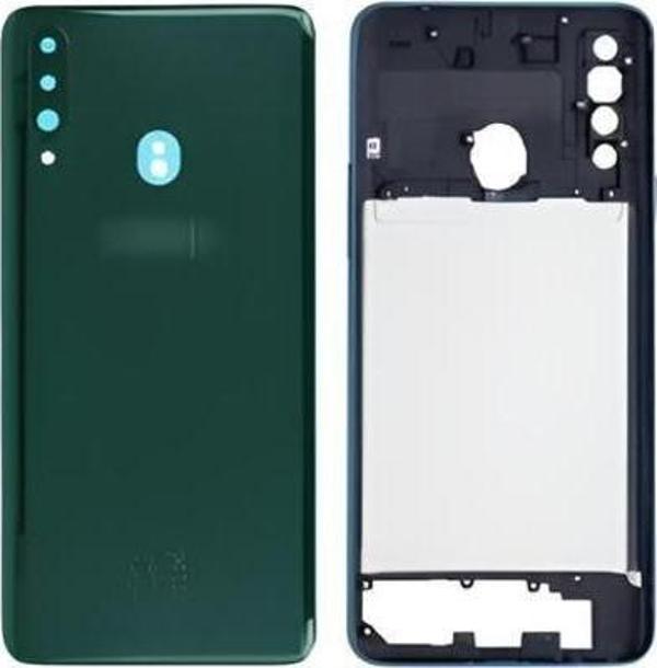 Samsung Galaxy A20S  - SM-A207F FULL Kasa Arka Kapak Takım YEŞİL - Image 1
