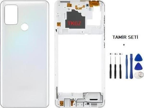 Samsung Galaxy A21S  - SM-A217F FULL Kasa Arka Kapak Takım BEYAZ - TAMİR SETİ - Image 1