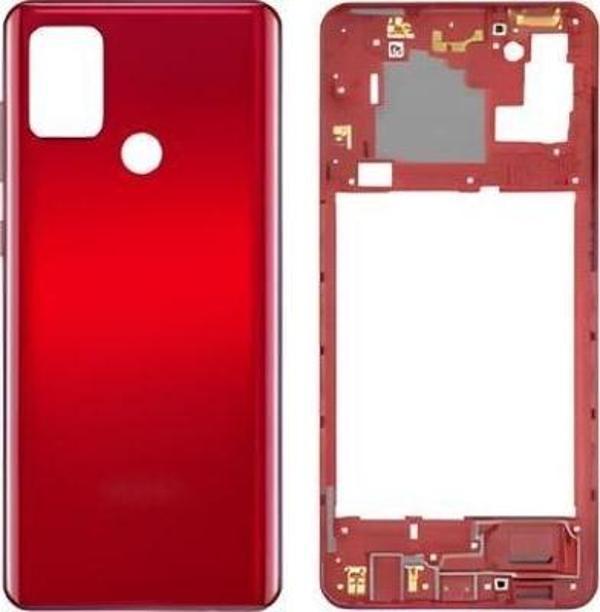 Samsung Galaxy A21S  - SM-A217F FULL Kasa Arka Kapak Takım KIRMIZI - Image 1