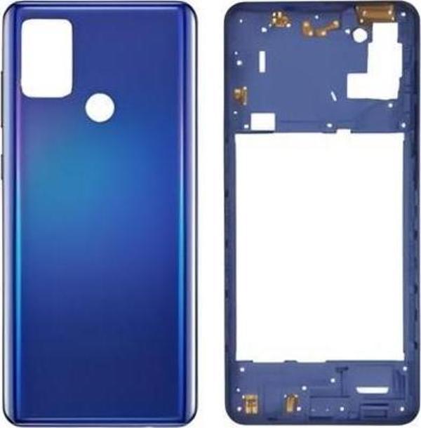 Samsung Galaxy A21S  - SM-A217F FULL Kasa Arka Kapak Takım MAVİ - Image 1