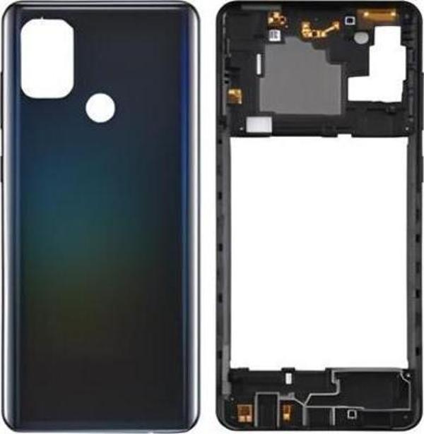 Samsung Galaxy A21S  - SM-A217F FULL Kasa Arka Kapak Takım SİYAH - Image 1