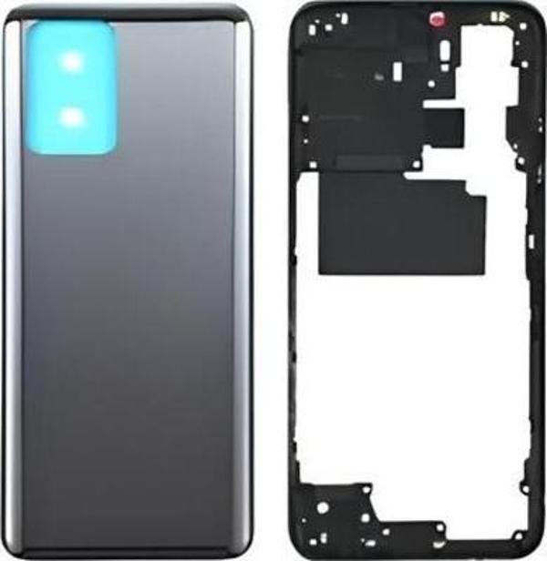 Xiaomi redmi NOTE 10S  FULL Kasa Arka Kapak Takım SİYAH - Image 1