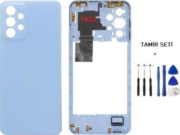 Samsung Galaxy A23  - SM-A235F FULL Kasa Arka Kapak Takım MAVİ - TAMİR SETİ - Image 1