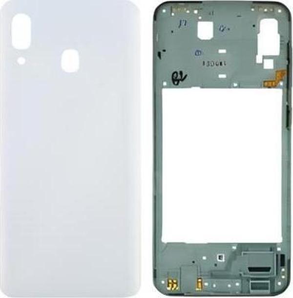 Samsung Galaxy A30  - SM-A305F FULL Kasa Arka Kapak Takım BEYAZ - Image 1