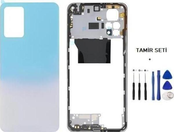 Xiaomi redmi NOTE 11 PRO  -5G-  FULL Kasa Arka Kapak Takım BEYAZ - TAMİR SETİ - Image 1