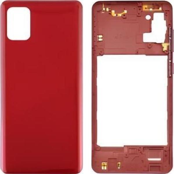 Samsung Galaxy A31  - SM-A315F FULL Kasa Arka Kapak Takım KIRMIZI - Image 1