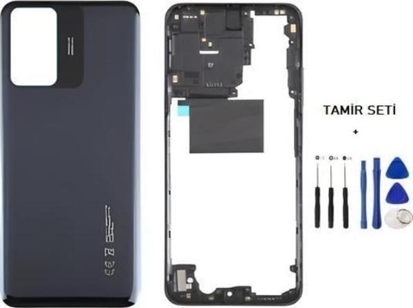 Xiaomi redmi NOTE 12S  FULL Kasa Arka Kapak Takım SİYAH - TAMİR SETİ - Image 1