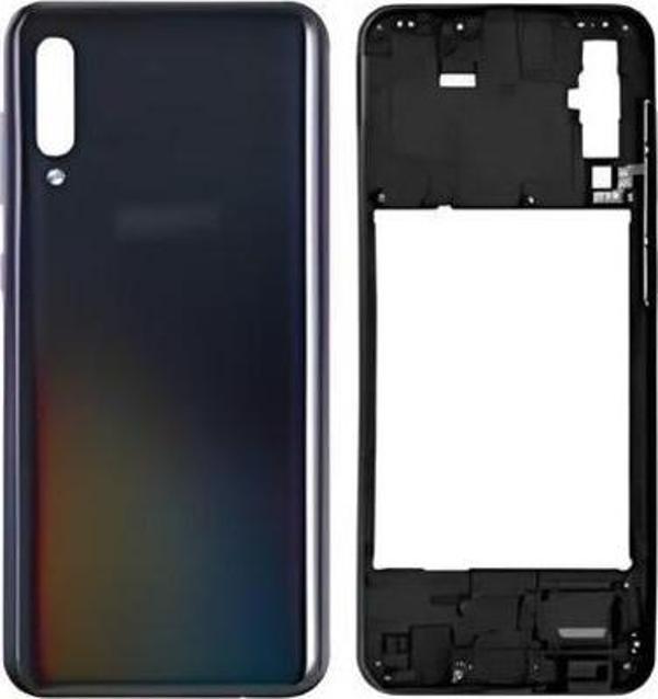 Samsung Galaxy A50  - SM-A505F FULL Kasa Arka Kapak Takım SİYAH - Image 1