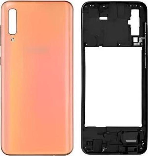 Samsung Galaxy A50  - SM-A505F FULL Kasa Arka Kapak Takım TURUNCU - Image 1