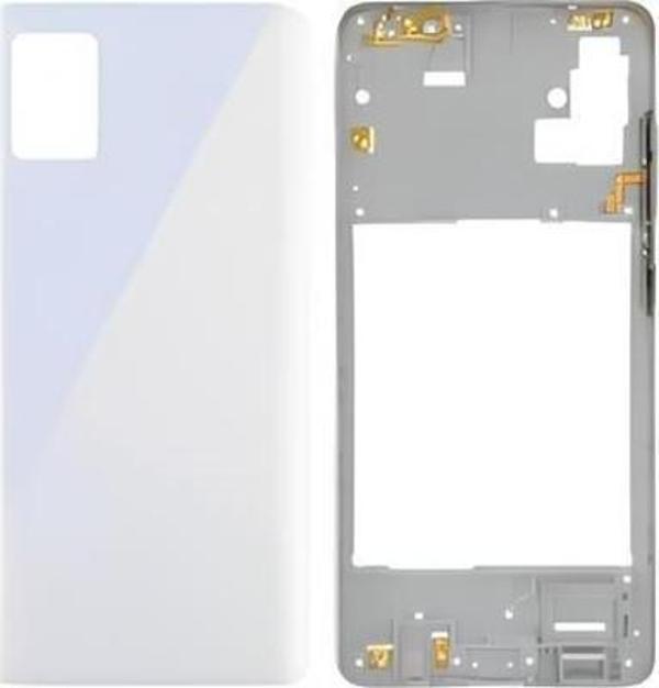 Samsung Galaxy A51  - SM-A515F FULL Kasa Arka Kapak Takım BEYAZ - Image 1