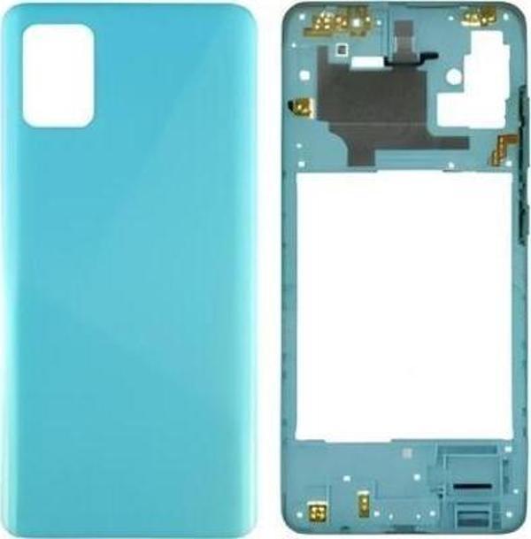 Samsung Galaxy A51  - SM-A515F FULL Kasa Arka Kapak Takım MAVİ - Image 1