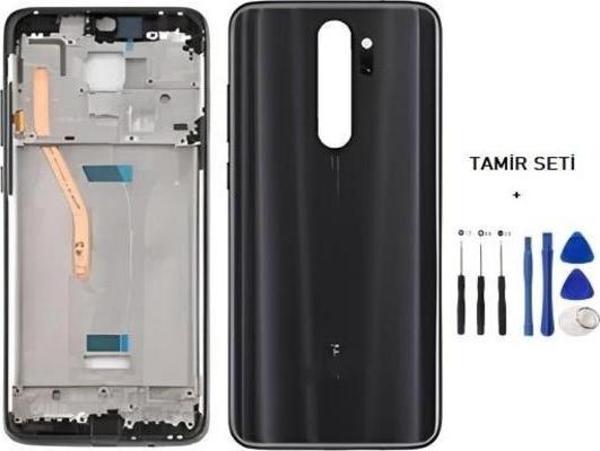 Xiaomi redmi NOTE 8 PRO FULL Kasa Arka Kapak Takım SİYAH - TAMİR SETİ - Image 1