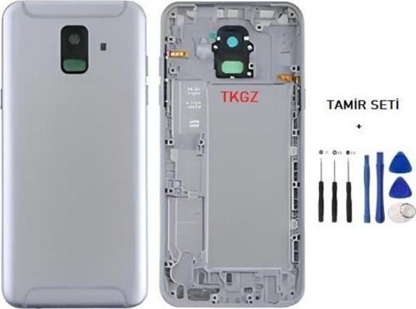 Samsung Galaxy A6  - SM-A600F FULL Kasa Arka Kapak Takım MAVİ - TAMİR SETİ - Image 1