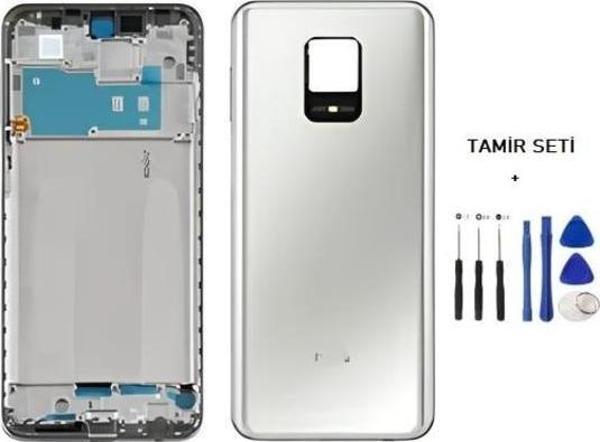 Xiaomi redmi NOTE 9 PRO FULL Kasa Arka Kapak Takım BEYAZ - TAMİR SETİ - Image 1