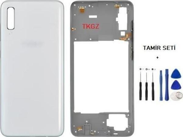Samsung Galaxy A70  - SM-A705F FULL Kasa Arka Kapak Takım BEYAZ - TAMİR SETİ - Image 1