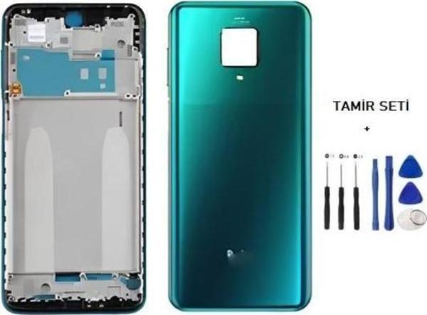 Xiaomi redmi NOTE 9S FULL Kasa Arka Kapak Takım YEŞİL - TAMİR SETİ - Image 1