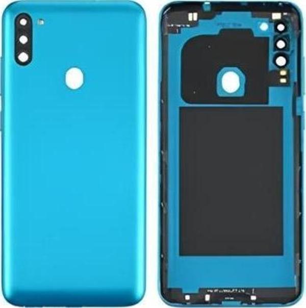 Samsung Galaxy M11  - SM-M115 FULL Kasa Arka Kapak Takım MAVİ - Image 1