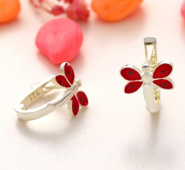 Gümüş Yusufcuk Çocuk Küpesi - Image 1