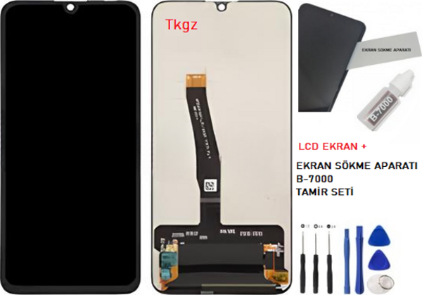 Huawei Uyumlu HONOR 20 LİTE Lcd Ekran Dokunmatik  Kalite + B-7000 + TAMİR SETİ - Image 1